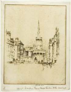 Capela de Langham Place de Joseph Pennell