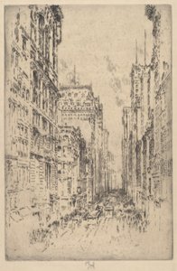 Baixa Broadway de Joseph Pennell