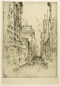 Baixa Broadway de Joseph Pennell