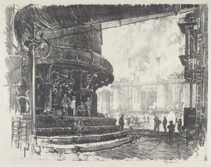 Fabrico de ferro-gusa de Joseph Pennell
