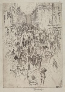New Oxford Street, Londres de Joseph Pennell