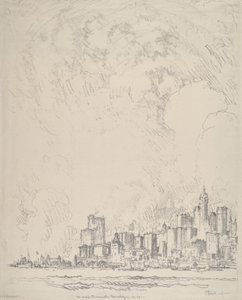 Nova York do Brooklyn de Joseph Pennell