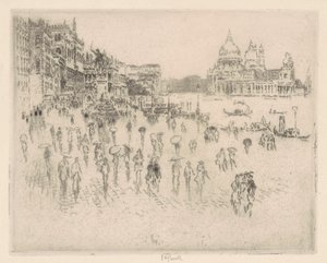 No Riva, da janela de Pennell de Joseph Pennell