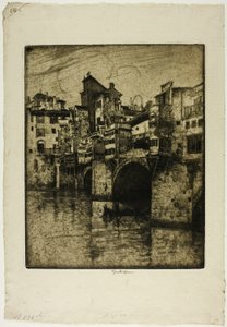 Ponte Vecchio, Florença de Joseph Pennell