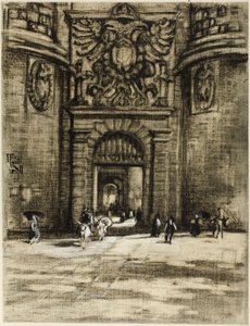 Porta Viragia, Toledo de Joseph Pennell