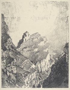 Estrada para a Cidade Branca, No.II, 1912. de Joseph Pennell