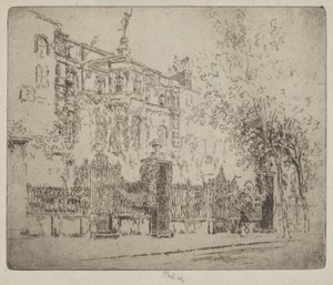 casa de Rossetti de Joseph Pennell