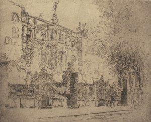 Casa de Rossetti, 1906. de Joseph Pennell