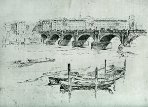 Somerset House, 1928. de Joseph Pennell