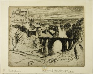 Ponte de São Martins, Toledo de Joseph Pennell
