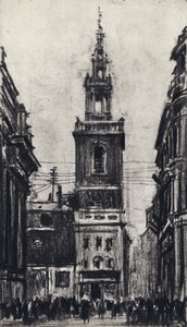Santo Estêvão, Walbrook de Joseph Pennell