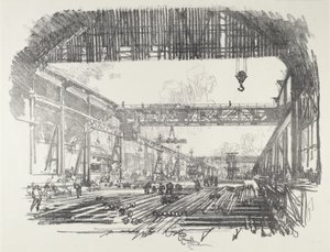 Barras de aço para conchas de Joseph Pennell
