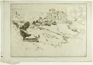 A Acrópole do Observatório de Joseph Pennell