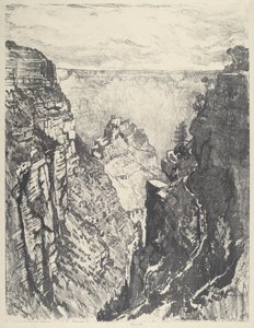 A Trilha do Anjo Brilhante, 1912. de Joseph Pennell