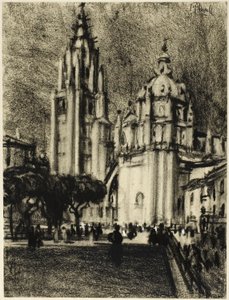 A Catedral, Toledo de Joseph Pennell