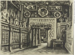 A Casa do Capítulo, Catedral de Toledo de Joseph Pennell