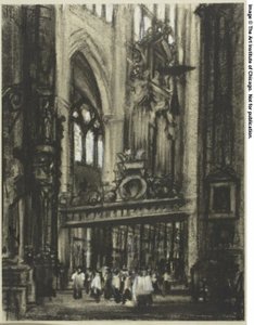 O Coro, Toledo de Joseph Pennell
