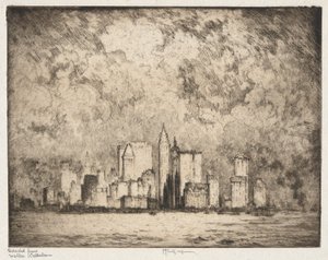 A cidade em 1915 de Joseph Pennell