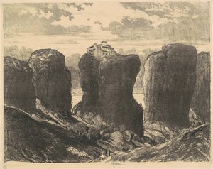 The Cliffs of the Trinity, 1913. de Joseph Pennell