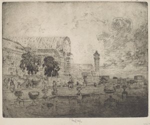 O Palácio de Cristal de Joseph Pennell