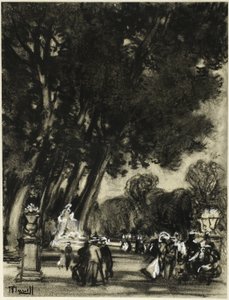 O Jardim da Ilha, Aranjuez de Joseph Pennell