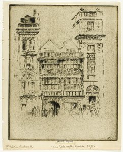 A Porta do Templo de Joseph Pennell