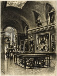 A Grande Galeria do Prado de Joseph Pennell