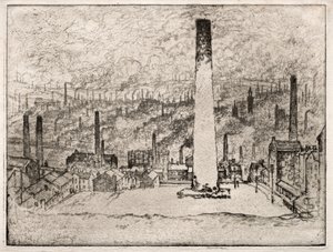 A Grande Chaminé, Bradford de Joseph Pennell