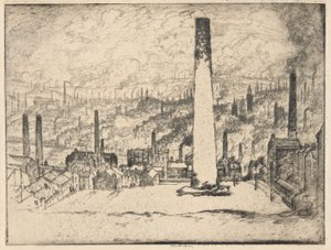 A Grande Chaminé, Bradford de Joseph Pennell