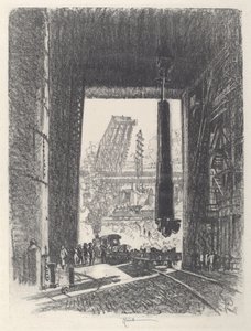The Gun Pit, No.I, 1917. de Joseph Pennell