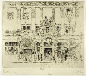 O Instituto, Piccadilly de Joseph Pennell