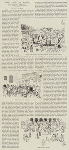 O judeu em casa, por Joseph Pennell de Joseph Pennell
