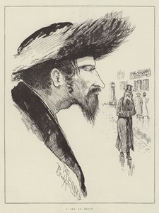 O judeu em casa, por Joseph Pennell de Joseph Pennell