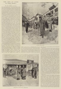 O judeu em casa, por Joseph Pennell de Joseph Pennell