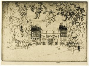 O arco de mármore de Joseph Pennell