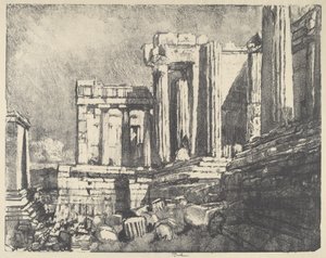 O Propylaea, Atenas de Joseph Pennell
