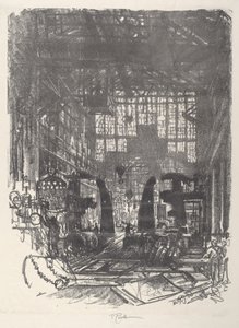 Os Rebitadores, 1917. de Joseph Pennell