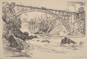 A ponte de aço de Joseph Pennell