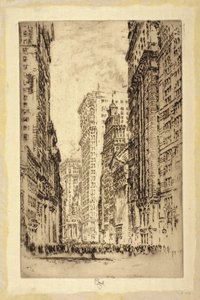 A Bolsa de Nova Iorque de Joseph Pennell