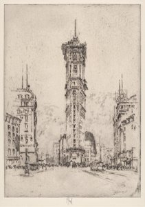O Edifício dos Tempos de Joseph Pennell