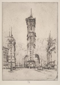 O edifício do Times de Joseph Pennell