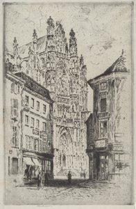 O Transepto, Beauvais de Joseph Pennell