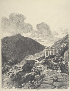 O Tesouro de Atenas, Delfos de Joseph Pennell