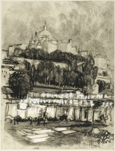 A Lavanderia de Madrid de Joseph Pennell