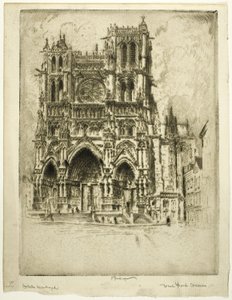 A Frente Oeste, Amiens de Joseph Pennell