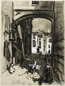 Toledo, Rua do Arco de Joseph Pennell