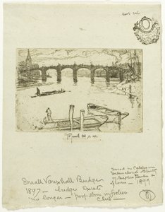 Ponte Vauxhall de Joseph Pennell