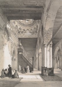 12. Interior, Mesquita Ibn Toûloûn, 1843. de Joseph Philibert Girault De Prangey