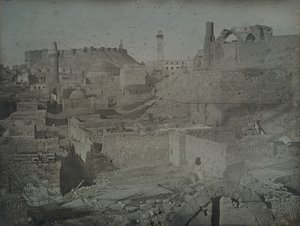Aleppo, Vista do Portal Antioch, 1844.