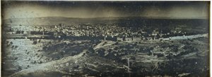 Jerusalém: vista panorâmica de Joseph Philibert Girault De Prangey